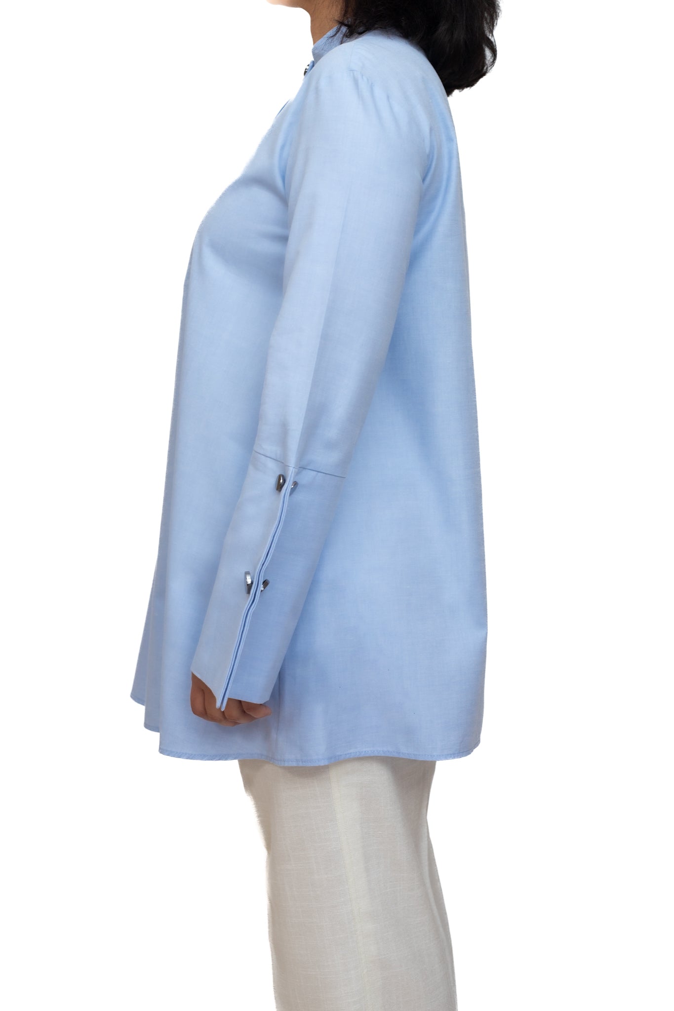 Long sleeve blue shirt